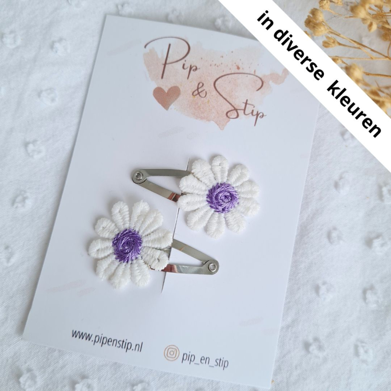 Haarspeldjes Madeliefjes