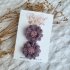 Haarspeldjes Fluffy Flower Paars