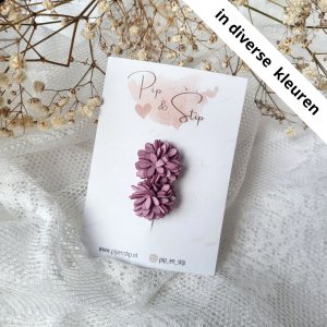 Alligator Haarspeldje Flower Power