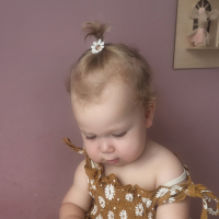 Mini Haarelastiekjes Madeliefjes