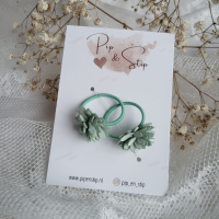 Midi Haarelastiekjes Flower Power