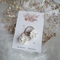 Midi Haarelastiekjes Flower Power