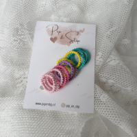 Setje Haarelastiekjes Ribbel