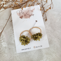 Midi Haarelastiekjes Flower Power