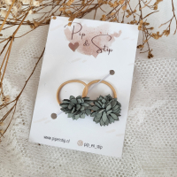 Midi Haarelastiekjes Flower Power