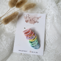 Setje Haarelastiekjes Ribbel