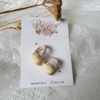 Haarelastiekjes Vanille Softijs