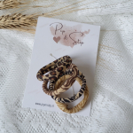 Haarelastiekjes Soft Mix Dierenprint