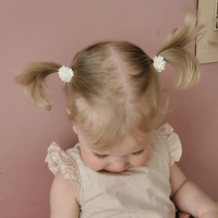 Midi Haarelastiekjes Flower Power