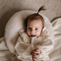 Midi Haarelastiekjes Glitter Strikjes Zilver