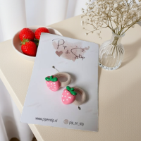 Haarelastiekjes Aardbei