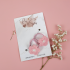 Midi Haarelastiekjes Little Pink Flower