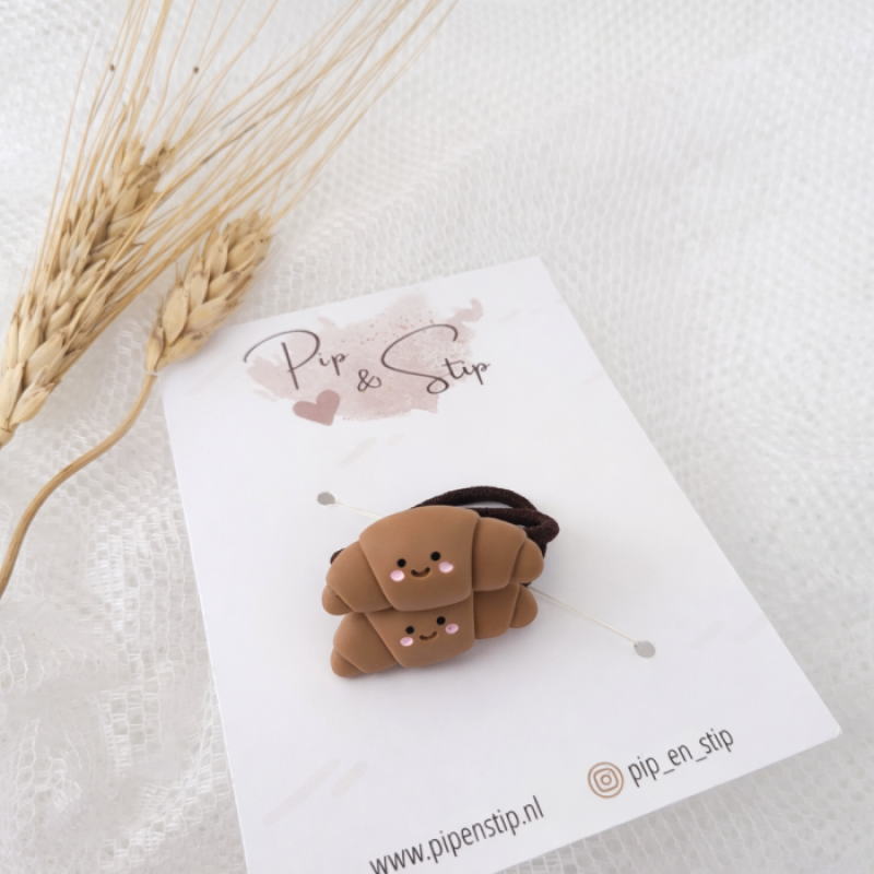 Haarelastiekjes Croissant