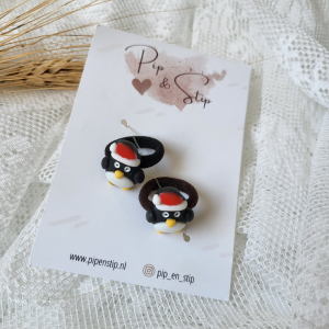 Mini Haarelastiekjes Pinguin
