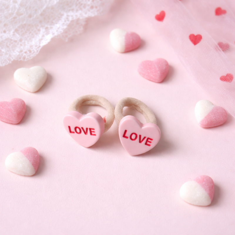 Mini Haarelastiekjes Snoephartjes