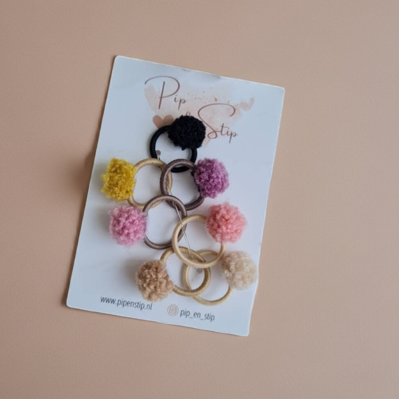 Haarelastiekjes Mix Teddy