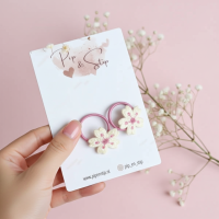 Mini Haarelastiekjes Cherry Flower