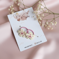 Mini Haarelastiekjes Cherry Flower