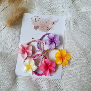 Midi Haarelastiekjes Mix Lotus Midi Haarelastiekjes Mix Lotus