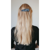 XL Haarspeld Fluffy Panter Blauw