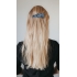 XL Haarspeld Fluffy Panter Blauw