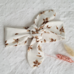 Haarband Bloemetjes Bruin