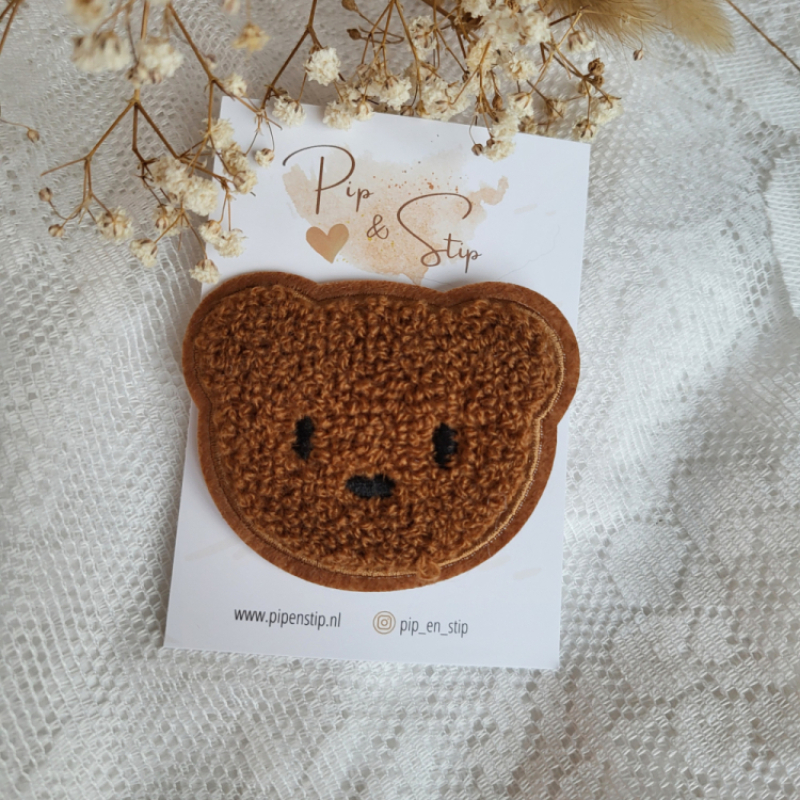 Alligatorspeld Teddy Bruin