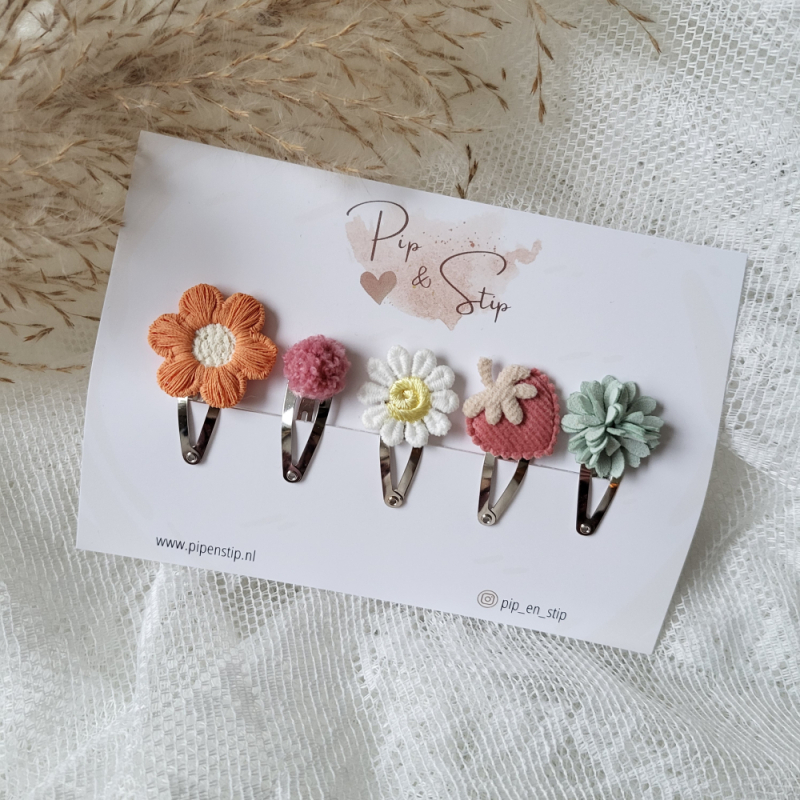 Setje Haarspeldjes Happy Summer