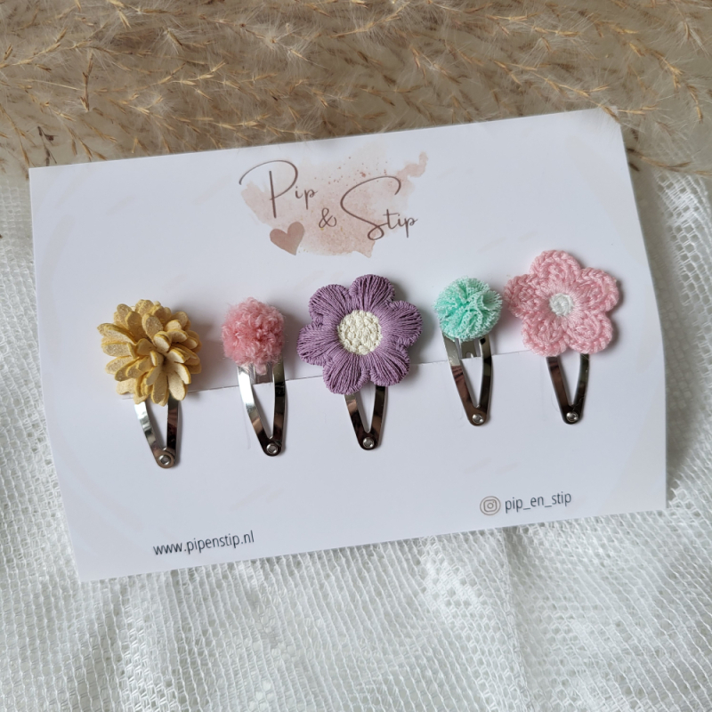 Setje Haarspeldjes Happy Spring