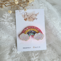 Alligatorspeld Glitter