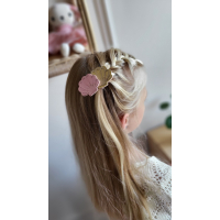 Alligatorspeld Glitter Schelpjes