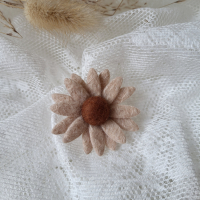 Alligatorspeld Velvet Bloom Beige