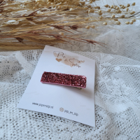 Alligator Haarspeldje Glitters Roze