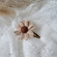 Haarspeld Velvet Bloom Beige