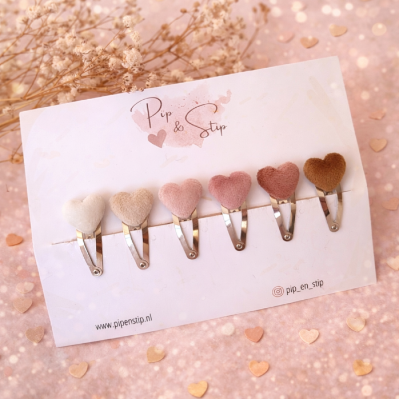 Setje Haarspeldjes Sweethearts