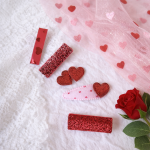 Setje Haarspeldjes Red Valentine