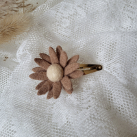 Haarspeld Velvet Bloom Bruin