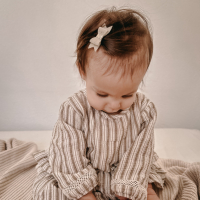 Haarstrikjes Beige Gold