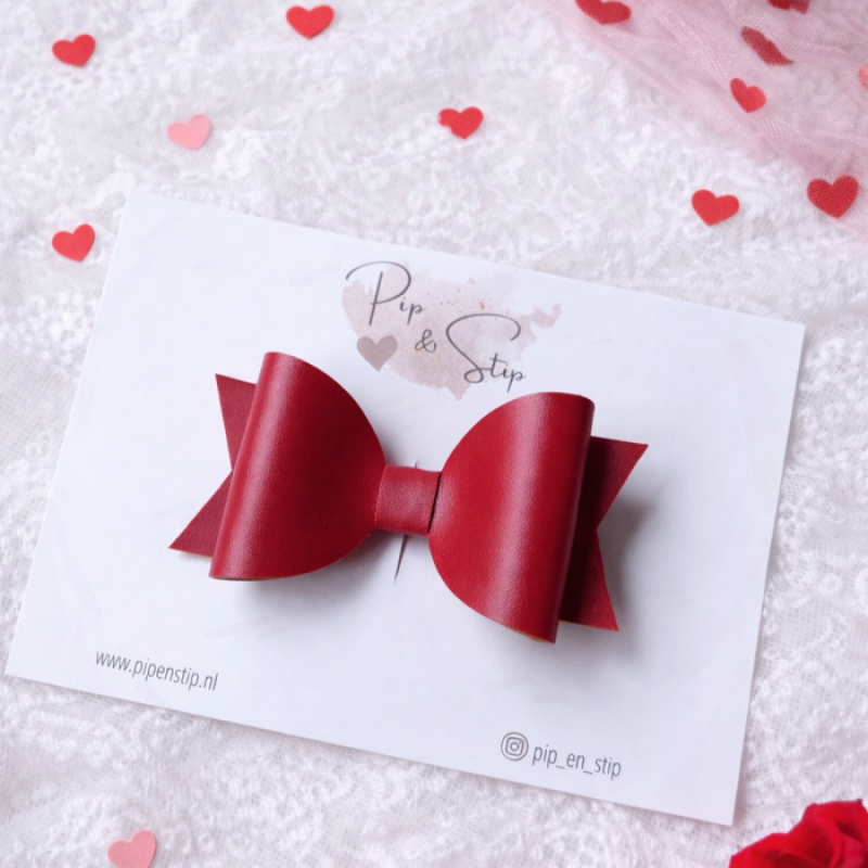 Haarstrik Valentijn Rood