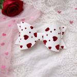 Haarstrik Valentijn Wit