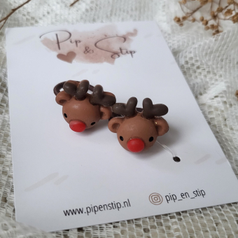 Mini Haarelastiekjes Rudolf
