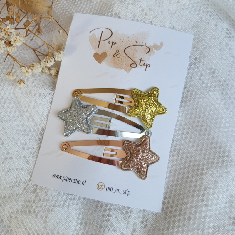 Setje Haarspeldjes Twinkle Stars