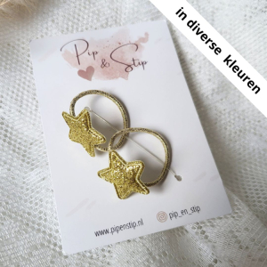 Midi Haarelastiekjes Twinkle Stars