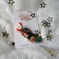 Mini Haarelastiekjes Kerstmix