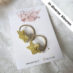 Midi Haarelastiekjes Twinkle Stars