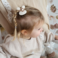 Alligatorspeld Flower Bunny Bruin