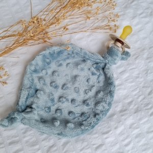 Speendoekje Minky Blauw