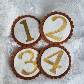 Losse Cijfer Rozetten