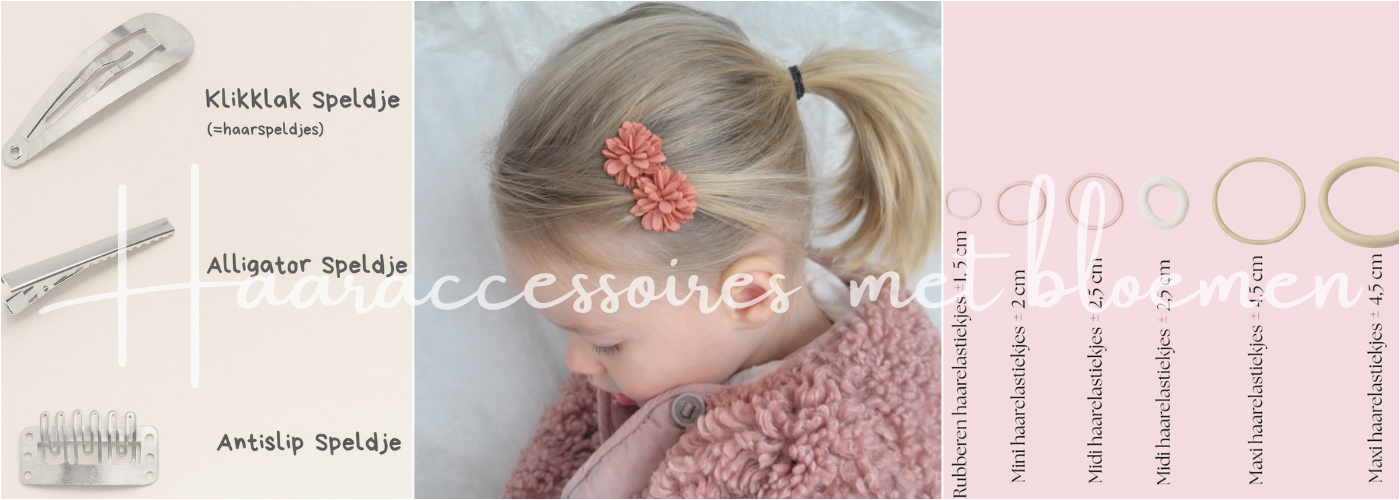 Haaraccessoires met bloemetjes