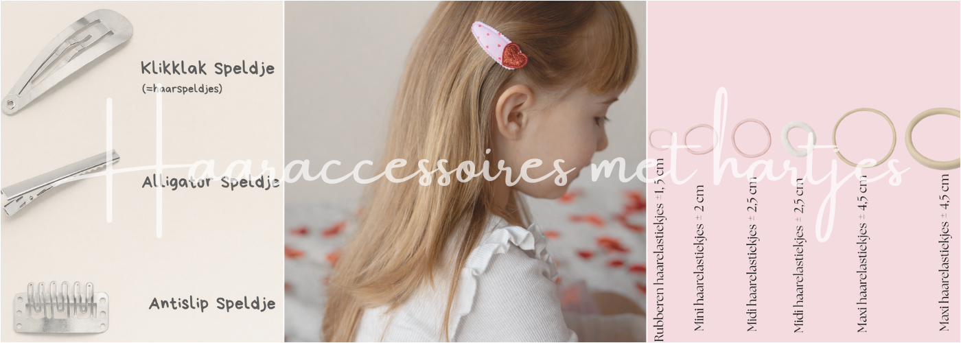Haaraccessoires met hartjes